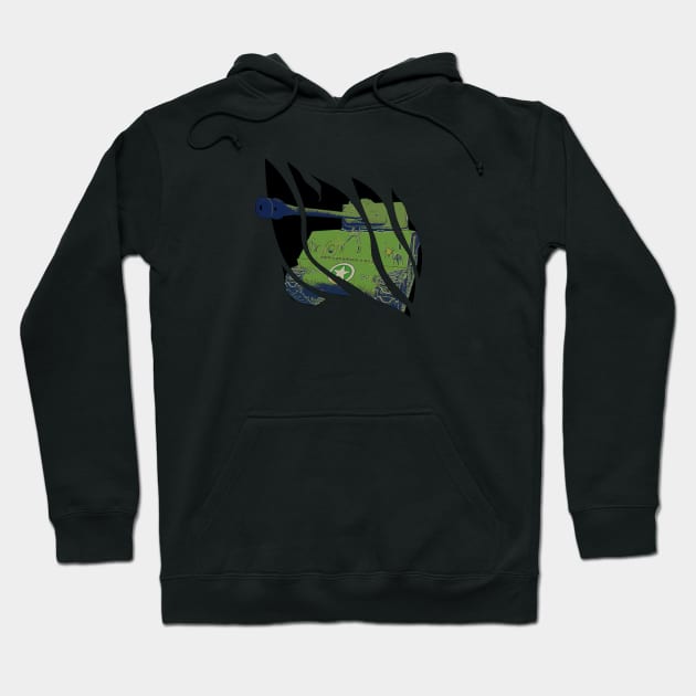 M4 Sherman Tank Hoodie by LordNeckbeard